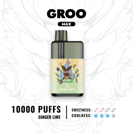 Groo-Max-GINGER-LIME-25png - VapingOZ