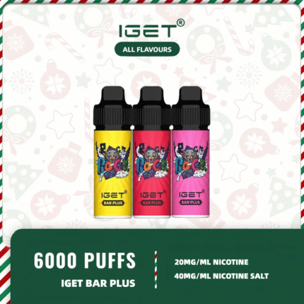 IGET Bar Plus 6000 Puffs – Refillable & Rechargeable Vape | All Flavours Available at VapingOZ