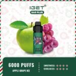IGET-Bar-Plus-6000-Puffs-Apple-Grape-Ice25jpg - VapingOZ