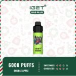 IGET-Bar-Plus-6000-Puffs-Double-Apple58jpg - VapingOZ