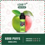 IGET-Bar-Plus-6000-Puffs-Double-Apple59jpg - VapingOZ