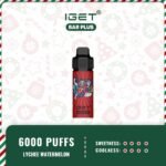 IGET-Bar-Plus-6000-Puffs-Lychee-Watermelon20jpg - VapingOZ