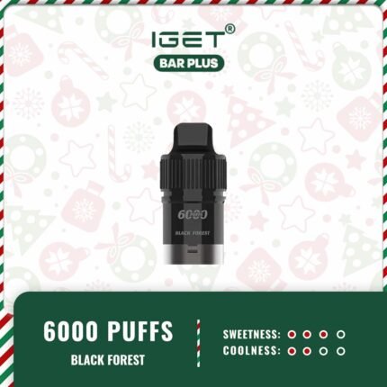 IGET-Bar-Plus-Pod-Only-6000-Puffs-Black-Forest30jpg - VapingOZ