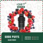 IGET-Bar-Plus-Pod-Only-6000-Puffs-Black-Forest31jpg - VapingOZ