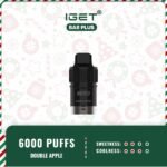 IGET-Bar-Plus-Pod-Only-6000-Puffs-Double-Apple51jpg - VapingOZ