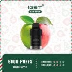 IGET-Bar-Plus-Pod-Only-6000-Puffs-Double-Apple52jpg - VapingOZ