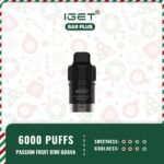 IGET-Bar-Plus-Pod-Only-6000-Puffs-Passion-Fruit-Kiwi-Guava31jpg - VapingOZ