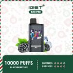 IGET-Bar-Pro-Blackberry-Ice-10000-puffs-IGET-Bars-Australia38jpg - VapingOZ