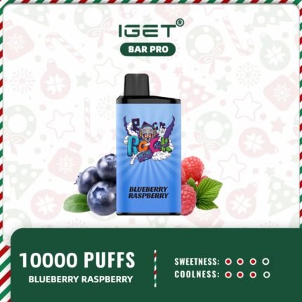 IGET-Bar-Pro-Blueberry-Raspberry-10000-puffs-IGET-Bars-Australia32jpg - VapingOZ